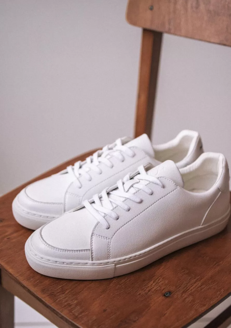 Montlimart Baskets<BASKETS VEGETALE Blanc