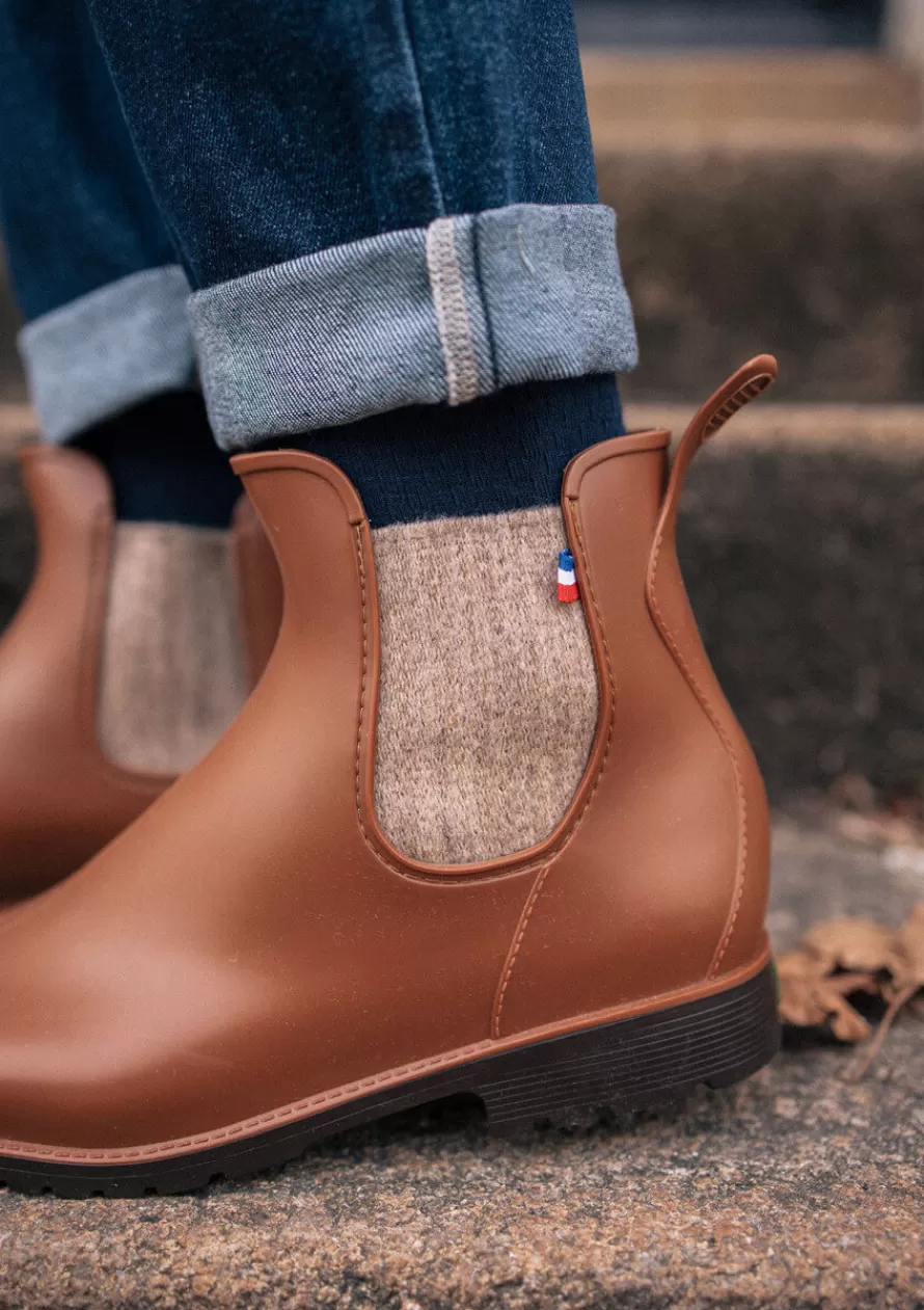 Montlimart Boots De Pluie<BOOTS MONTPLUIE CAMEL CHINE BEIGE CamelChineBeige