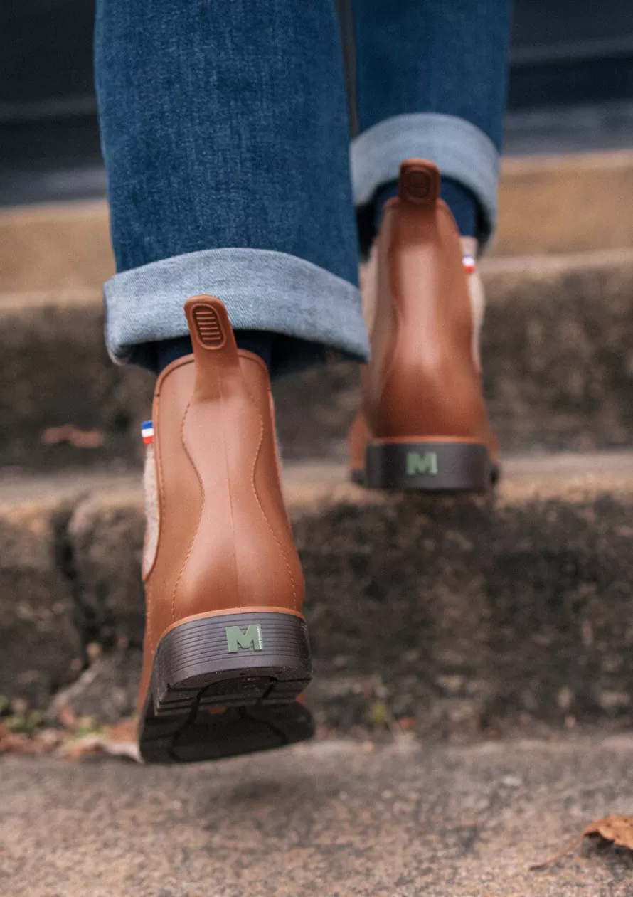Montlimart Boots De Pluie<BOOTS MONTPLUIE CAMEL CHINE BEIGE CamelChineBeige
