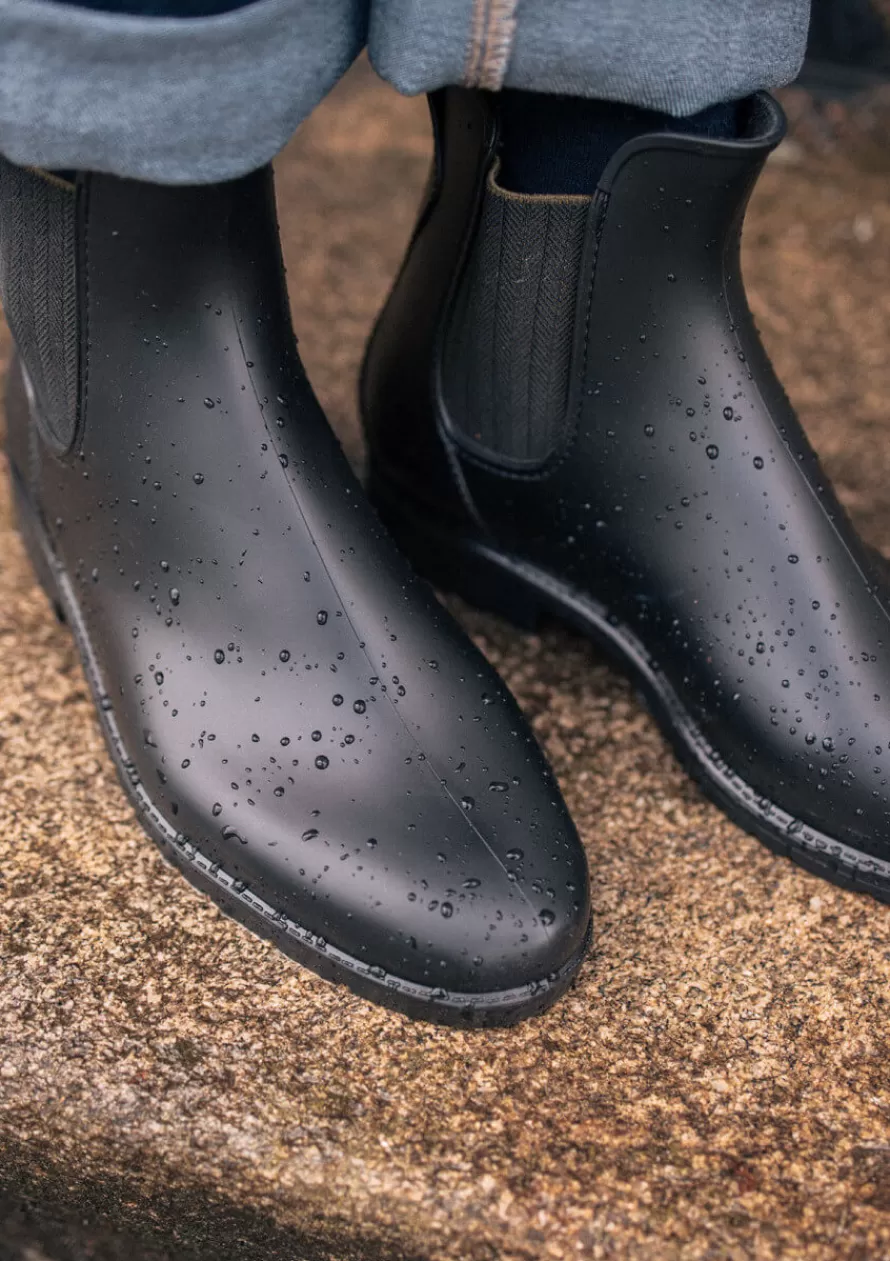boots_montpluie_noir_jacquard_kaki_3-1.webp Montlimart Boots De Pluie<BOOTS MONTPLUIE NOIR JACQUARD KAKI NoirJacquardKaki