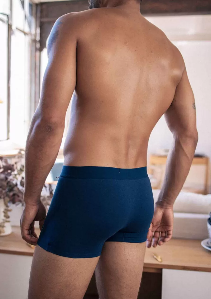 Montlimart Boxers & Pyjamas | Jeans & Pantalons<BOXER QUOTIDIEN Marine/Vert