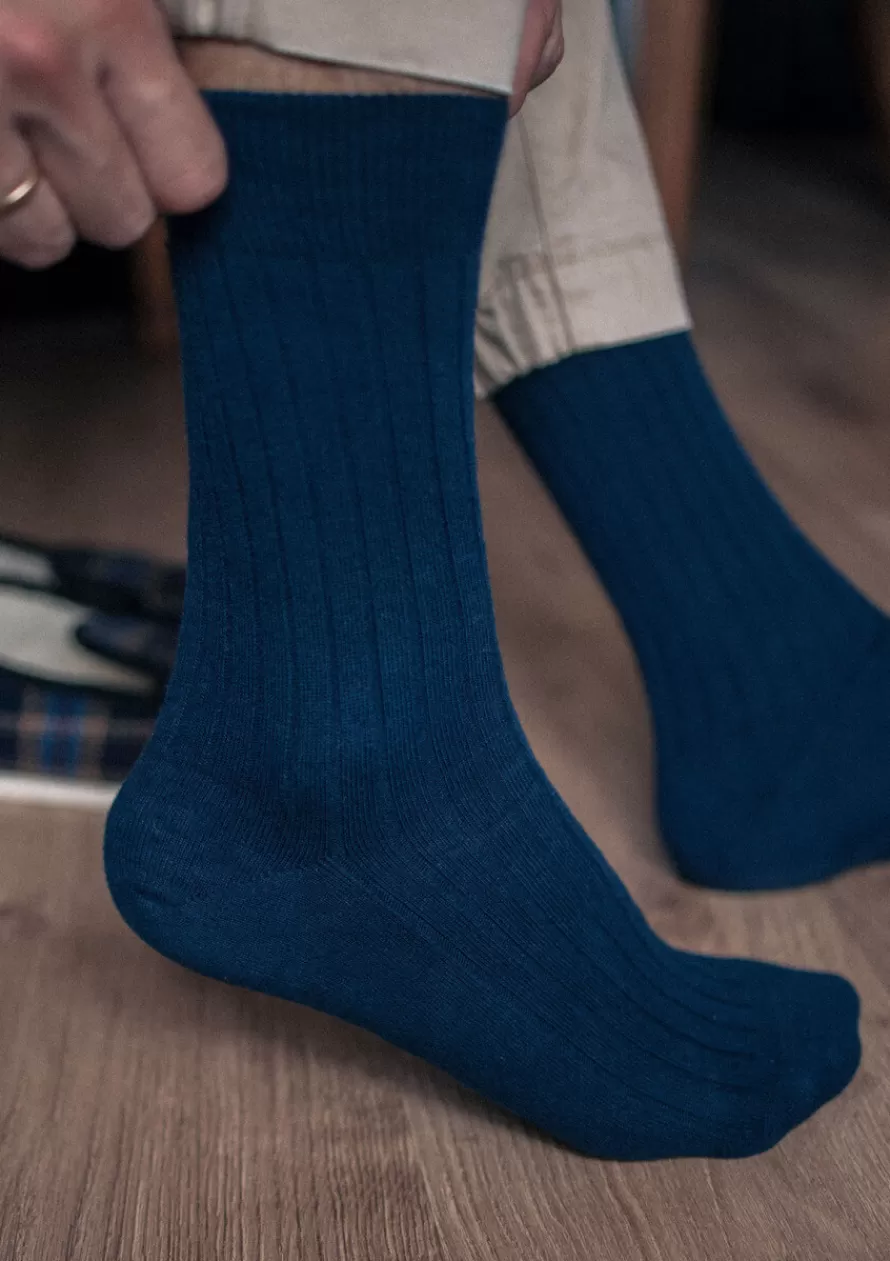 Montlimart Chaussettes<CHAUSSETTES COFFRET COTELE Marine/Gris/Bordeaux