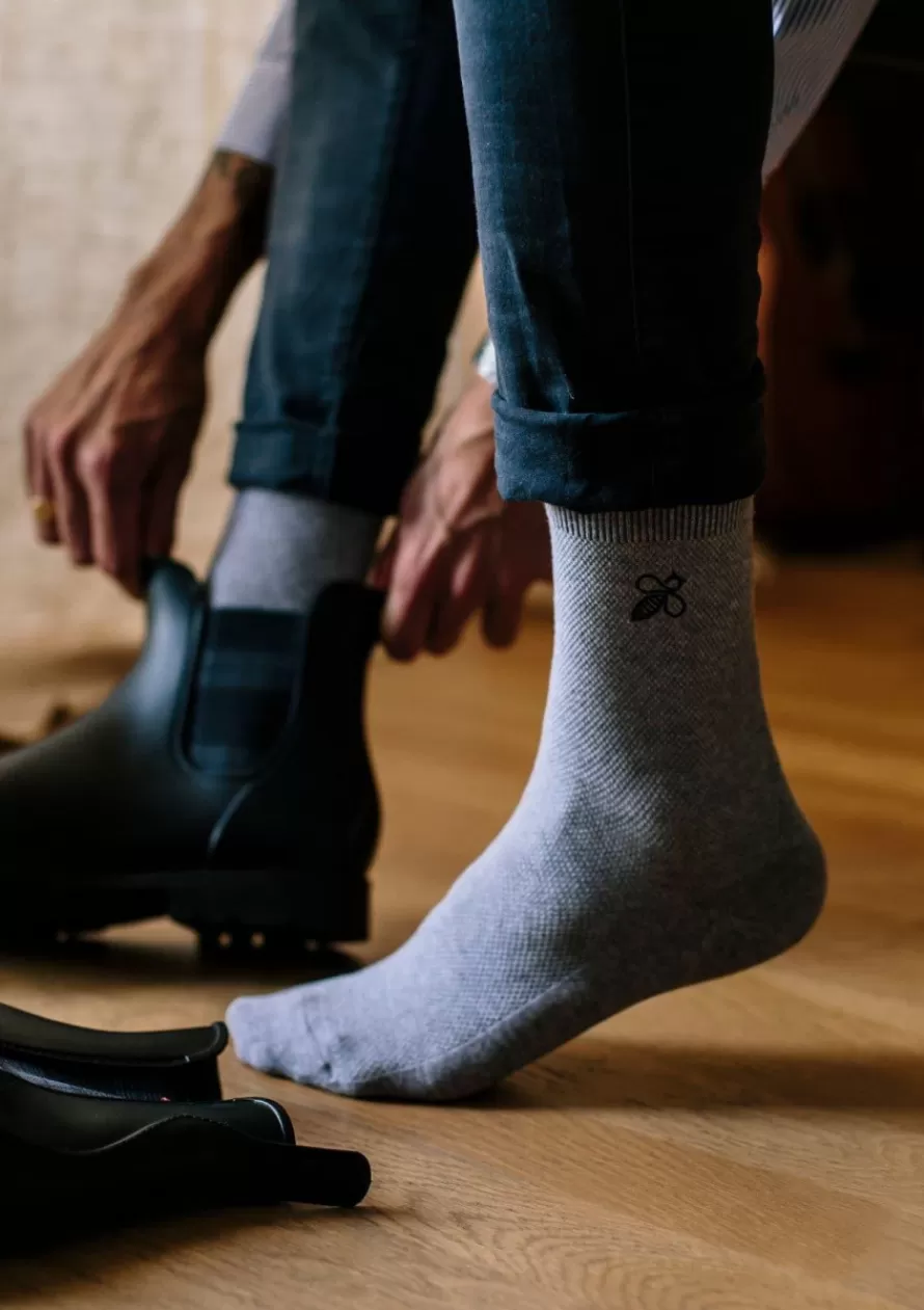 Montlimart Chaussettes<CHAUSSETTES COFFRET MONTLISOCKS Gris/Vert/Marine