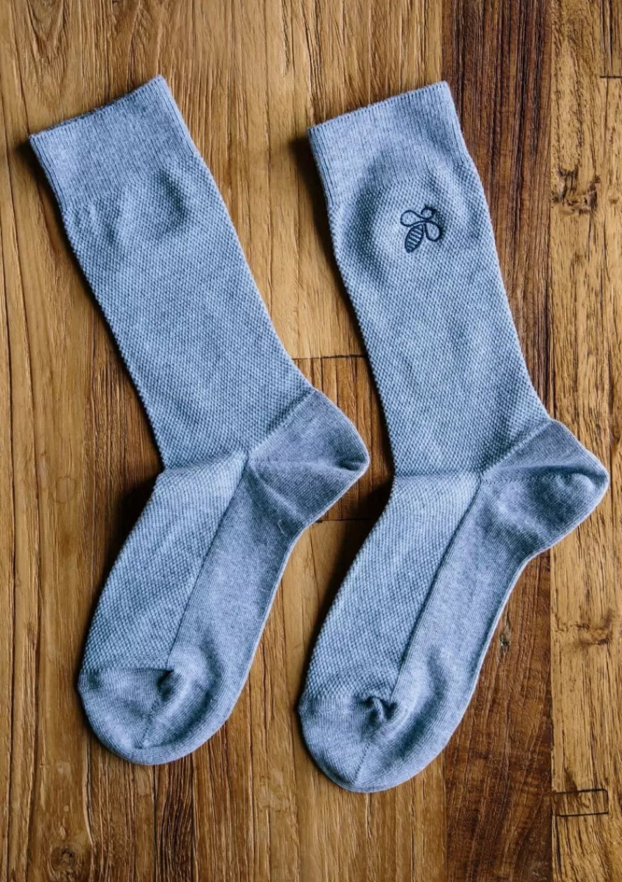chaussettes_montlisocks_gris_clair_2-1.webp Montlimart Chaussettes<CHAUSSETTES MONTLISOCKS GRIS CLAIR GrisClair