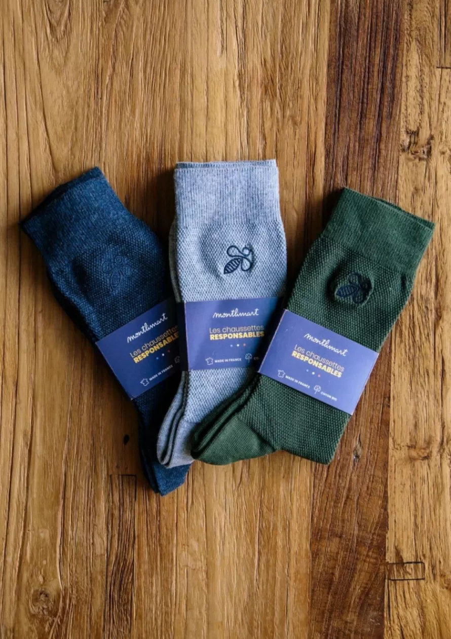 chaussettes_montlisocks_gris_clair_3-1.webp Montlimart Chaussettes<CHAUSSETTES MONTLISOCKS GRIS CLAIR GrisClair