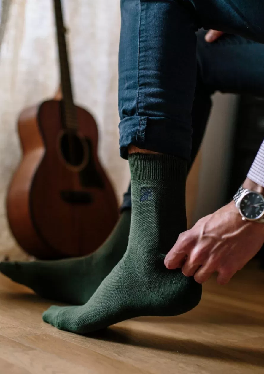 Montlimart Chaussettes<CHAUSSETTES MONTLISOCKS Kaki