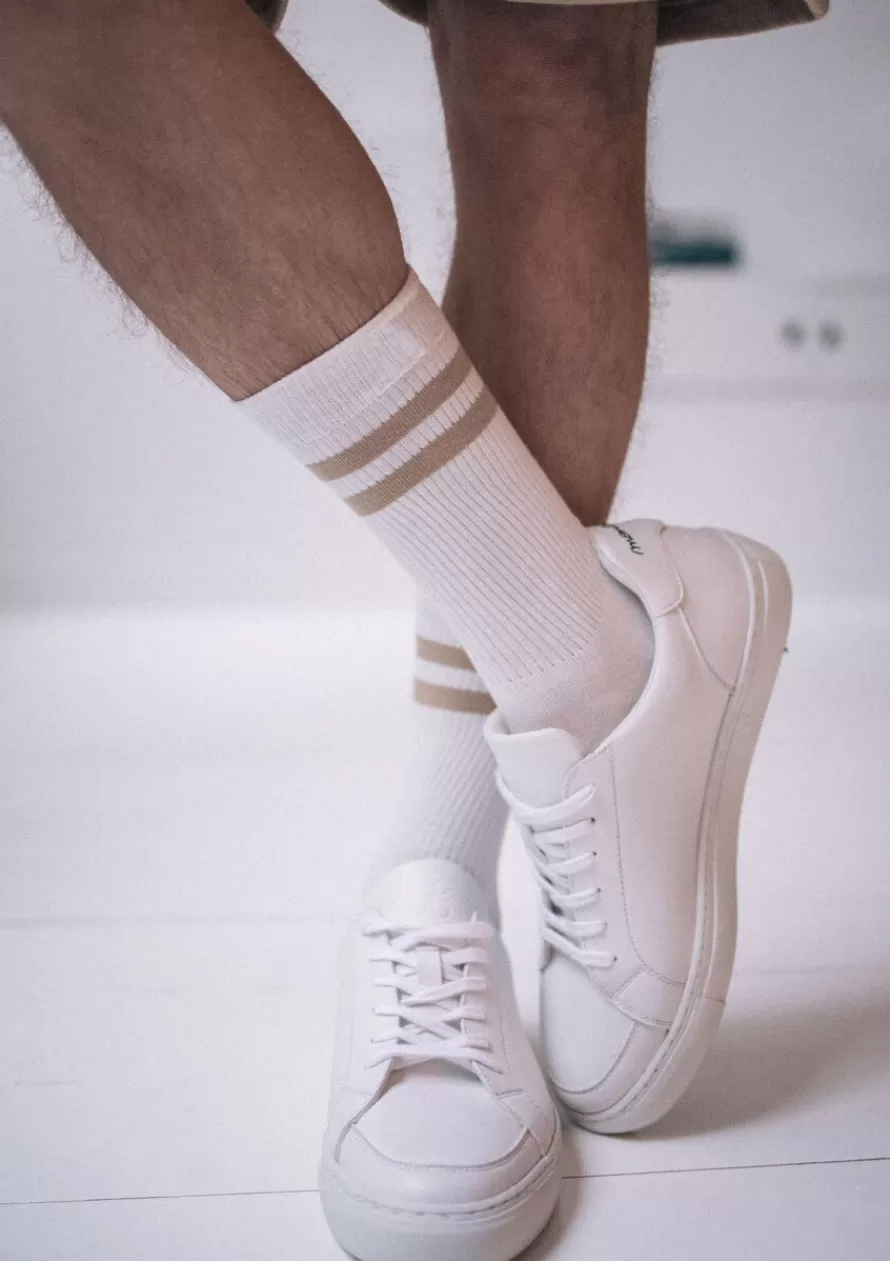 Montlimart Chaussettes<CHAUSSETTES TENNIS Beige