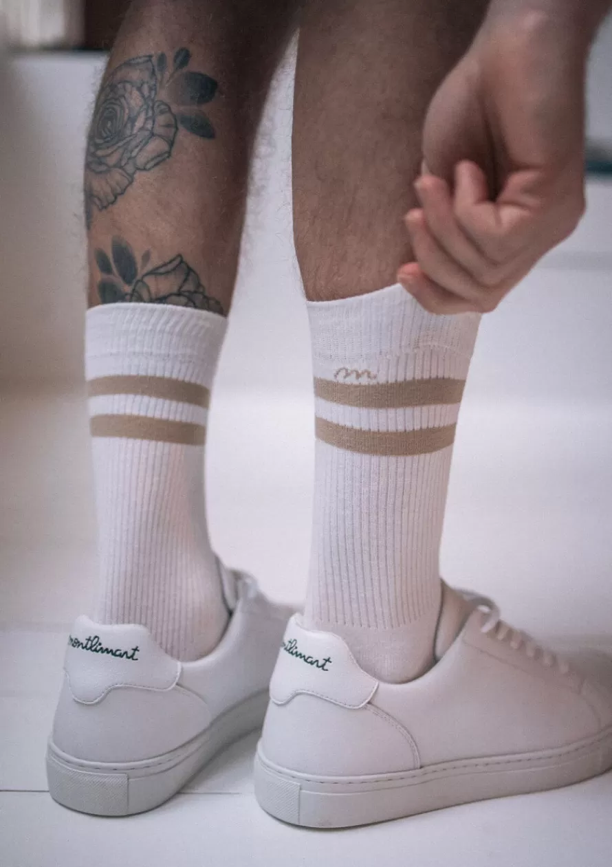 Montlimart Chaussettes<CHAUSSETTES TENNIS Beige