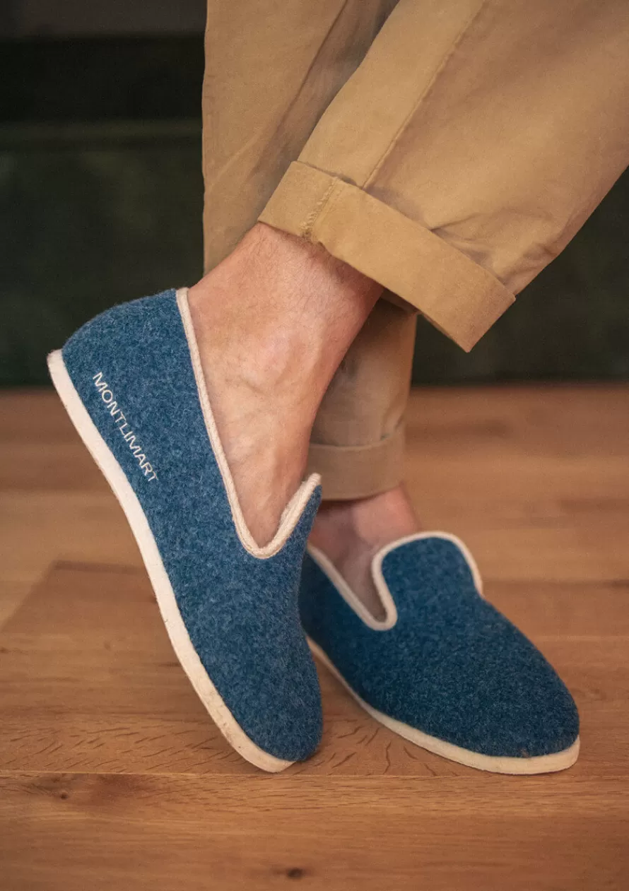 Montlimart Chaussons | Chaussons<CHAUSSONS MARTIN BLEU MARINE BleuMarine