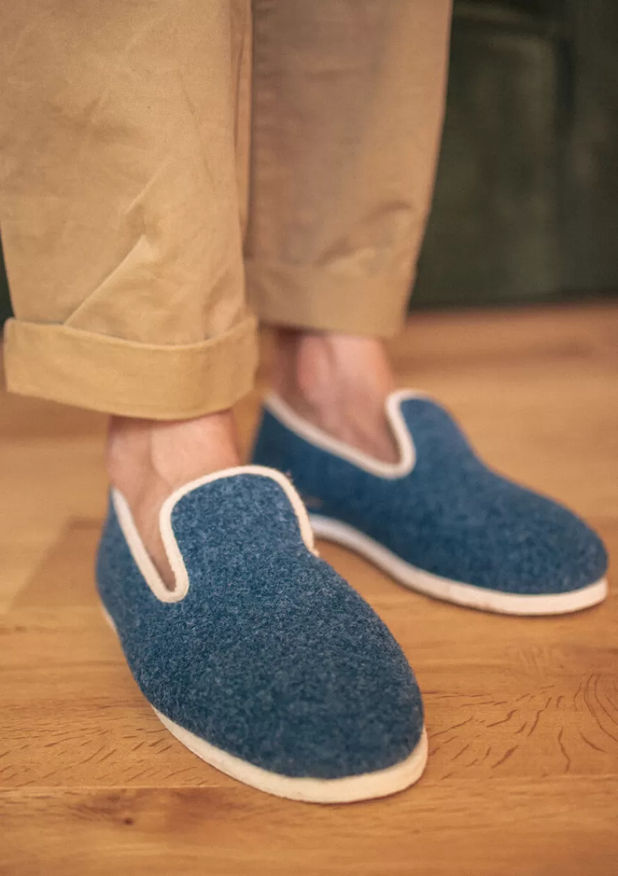 Montlimart Chaussons | Chaussons<CHAUSSONS MARTIN BLEU MARINE BleuMarine