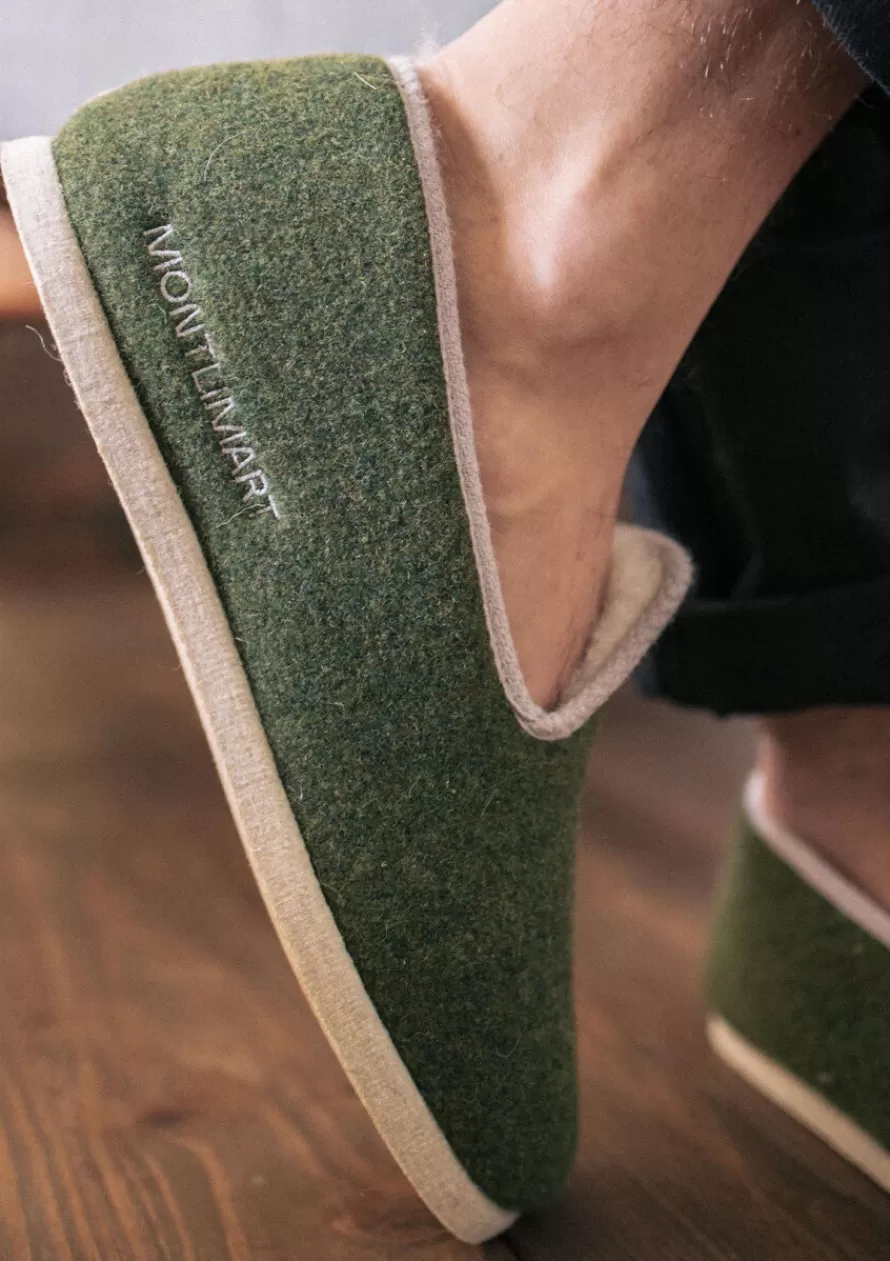 Montlimart Chaussons | Chaussons<CHAUSSONS MARTIN Vert