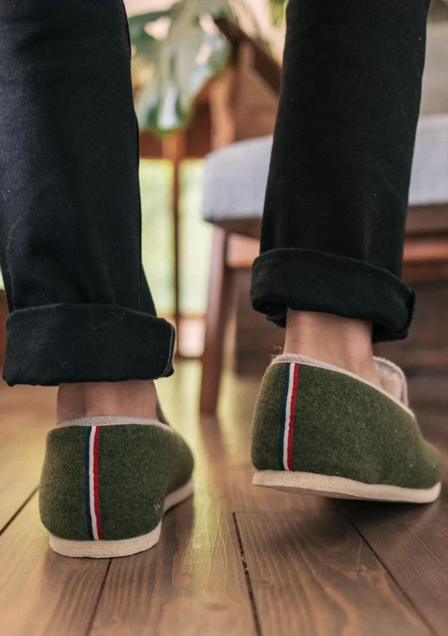 chaussons_martin_vert_2-1.webp Montlimart Chaussons | Chaussons<CHAUSSONS MARTIN Vert