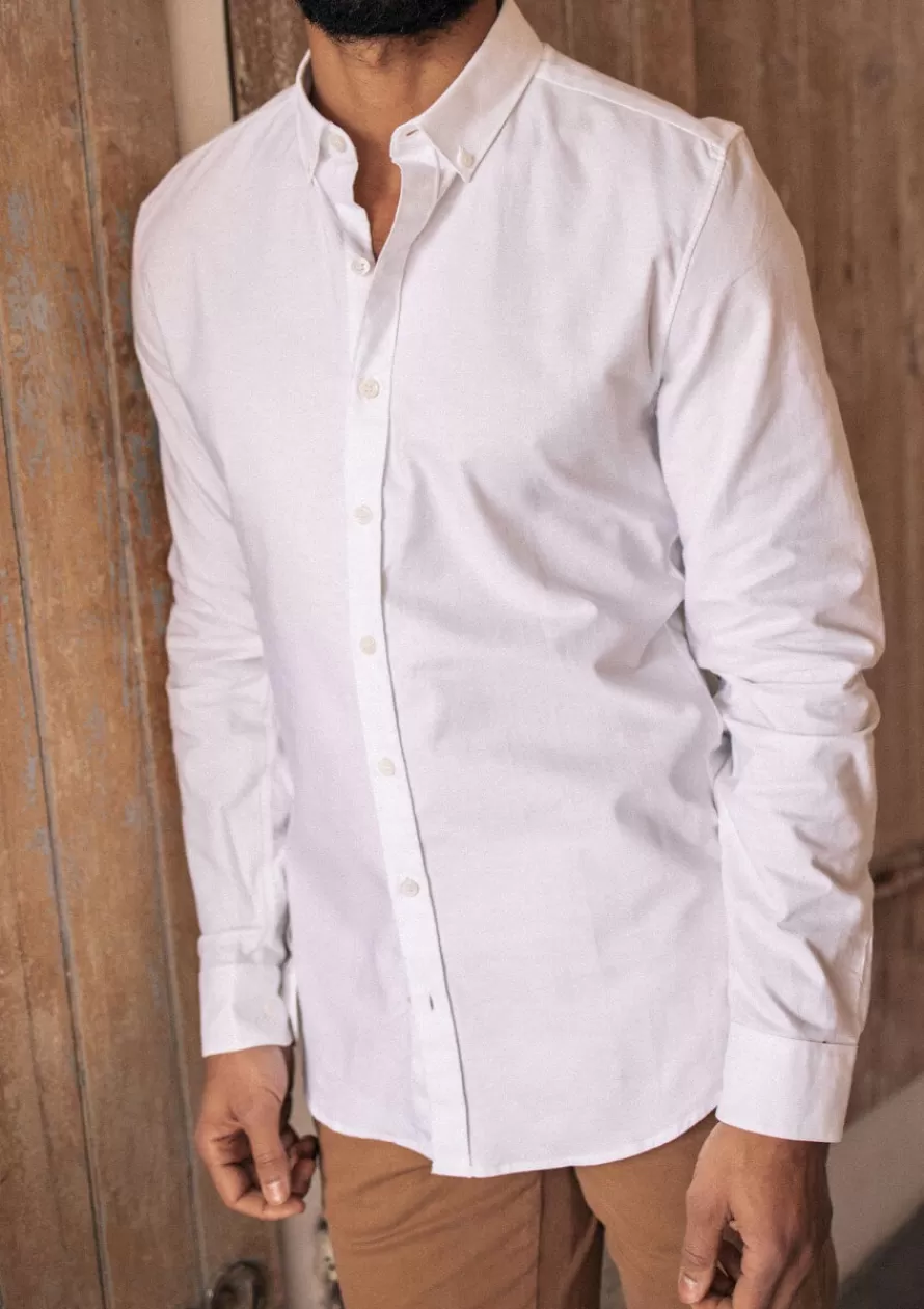Montlimart Chemises<CHEMISE CENTRE BOURG Blanc
