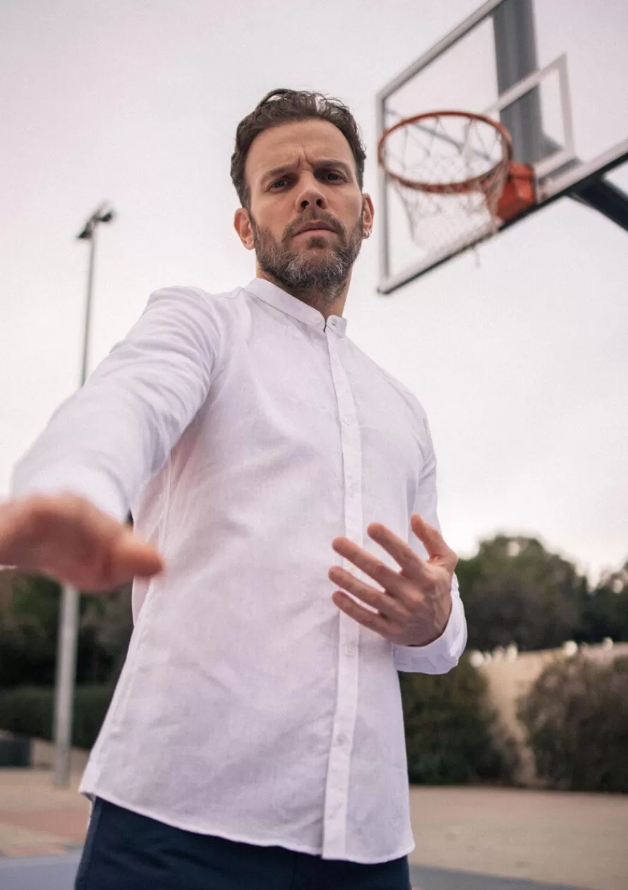 chemise_maolin_blanc_3-1.webp Montlimart Chemises<CHEMISE MAOLIN Blanc