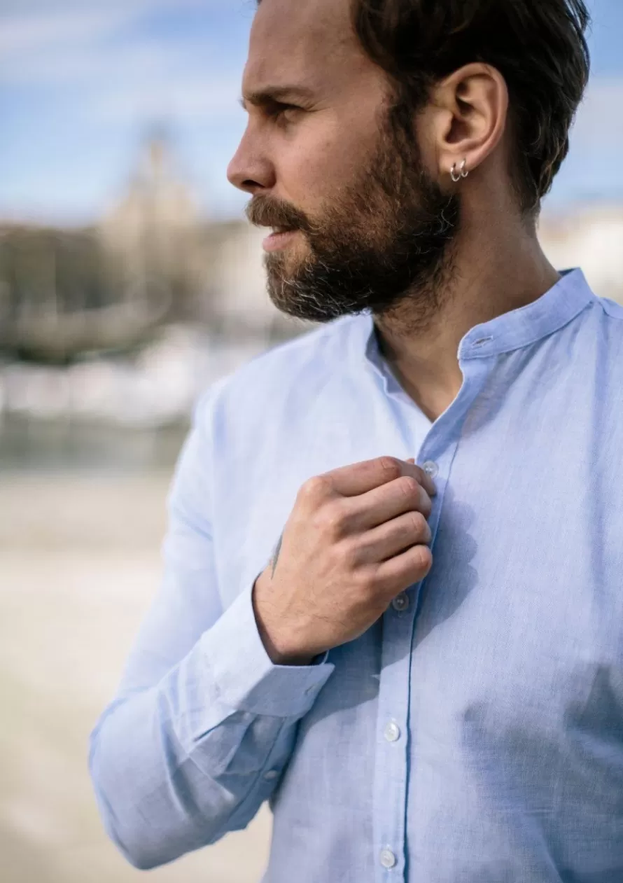 Montlimart Chemises<CHEMISE MAOLIN BLEU CLAIR BleuClair