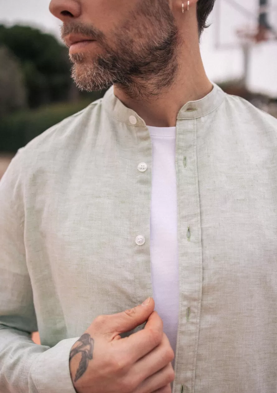 Montlimart Chemises<CHEMISE MAOLIN Vert