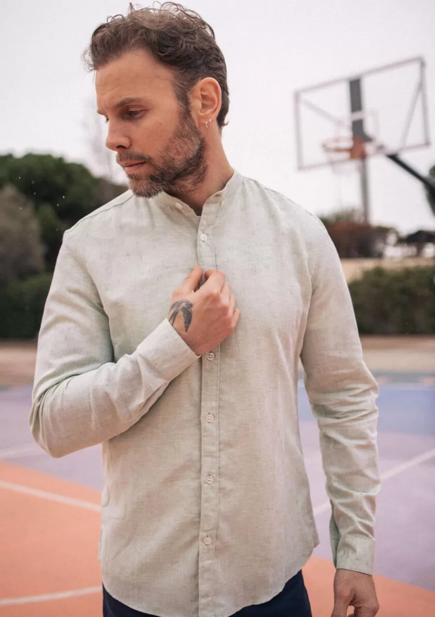 Montlimart Chemises<CHEMISE MAOLIN Vert