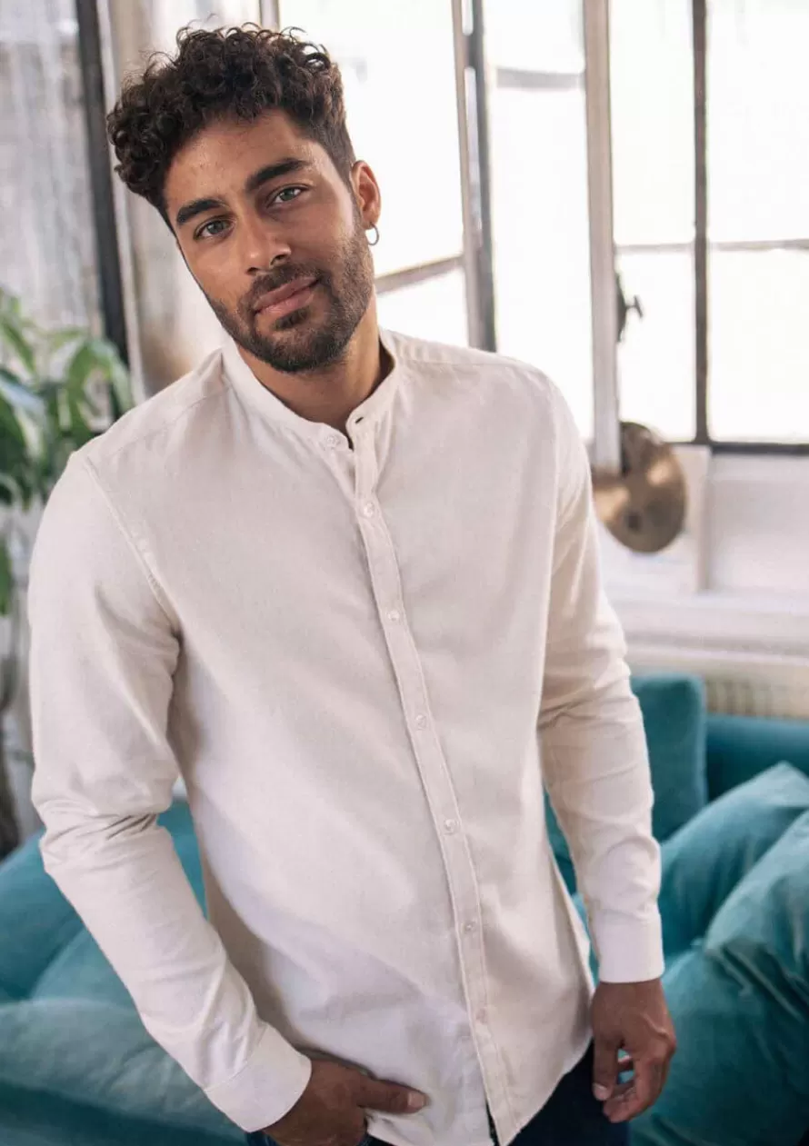 chemise_montlimart_ecru_3-1.webp Montlimart Chemises<CHEMISE Ecru