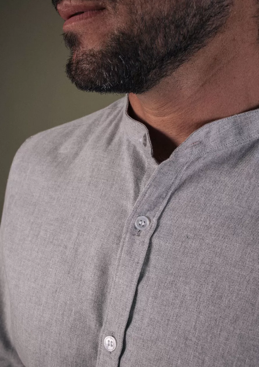 Montlimart Chemises<CHEMISE GRIS CHINE GrisChine