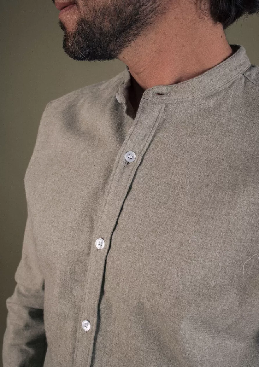 Montlimart Chemises<CHEMISE VERT CHINE VertChine
