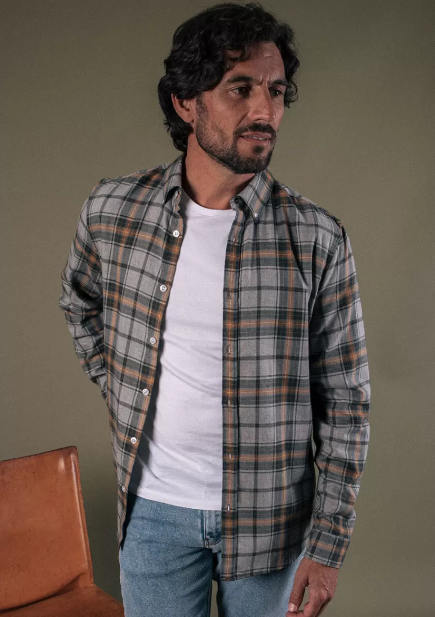 Montlimart Chemises<CHEMISE PATURAGE CARREAUX VERT CarreauxVert