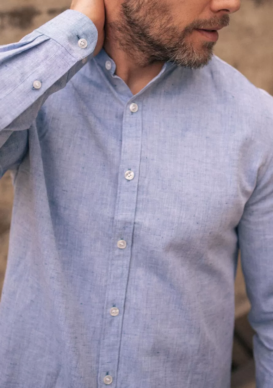 Montlimart Chemises<CHEMISE PIERRELIN BLEU MARINE BleuMarine