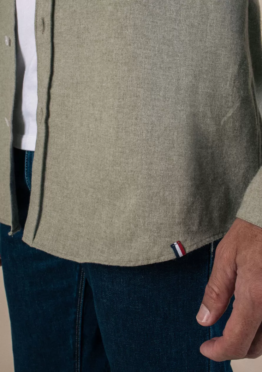 Montlimart Chemises<CHEMISE SAINT PAUL VERT CHINE VertChine