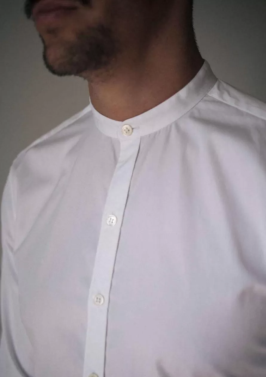 chemise_saint_pierre_blanc_2-1.webp Montlimart Chemises<CHEMISE SAINT PIERRE Blanc
