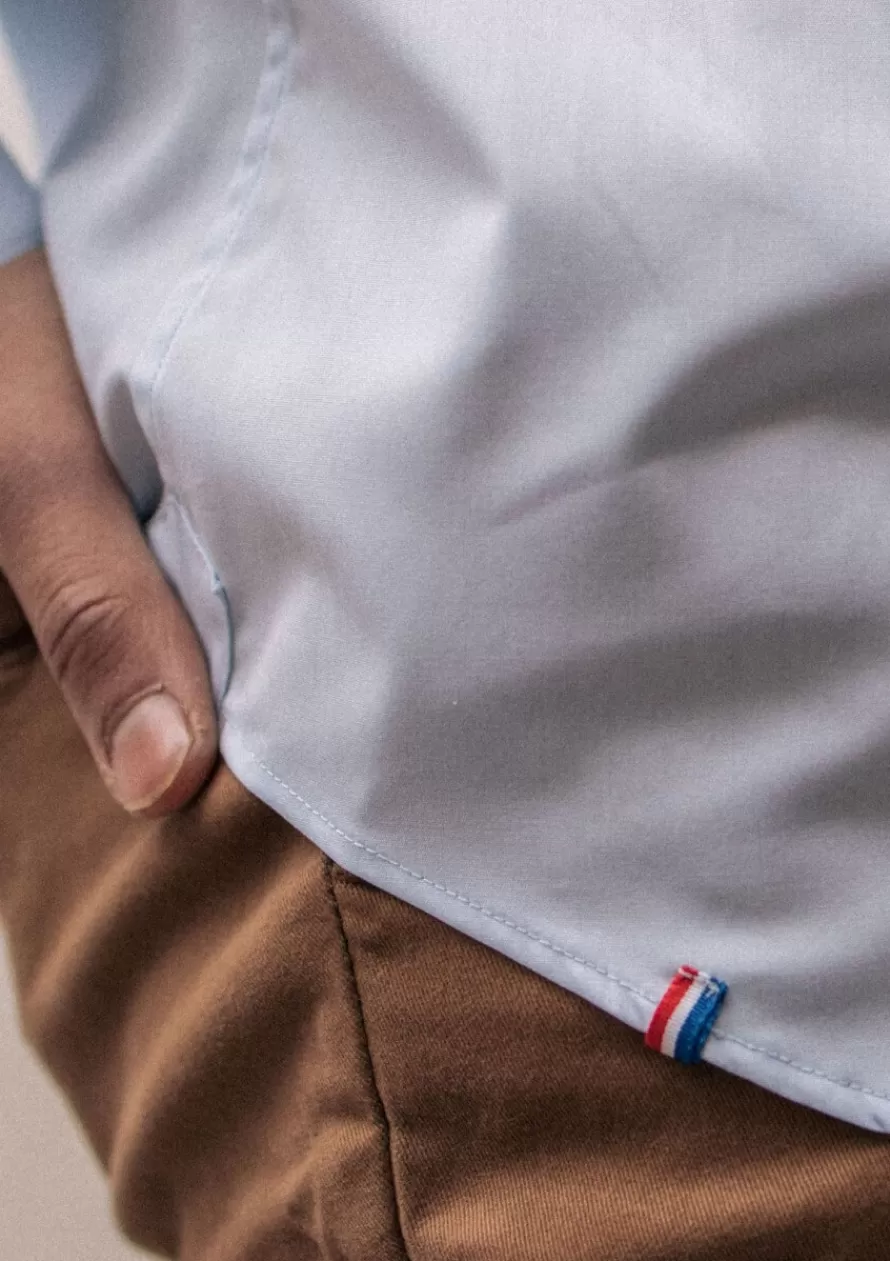 Montlimart Chemises<CHEMISE SAINT REMY BLEU CLAIR BleuClair