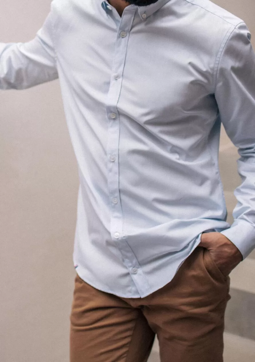 Montlimart Chemises<CHEMISE SAINT REMY BLEU CLAIR BleuClair