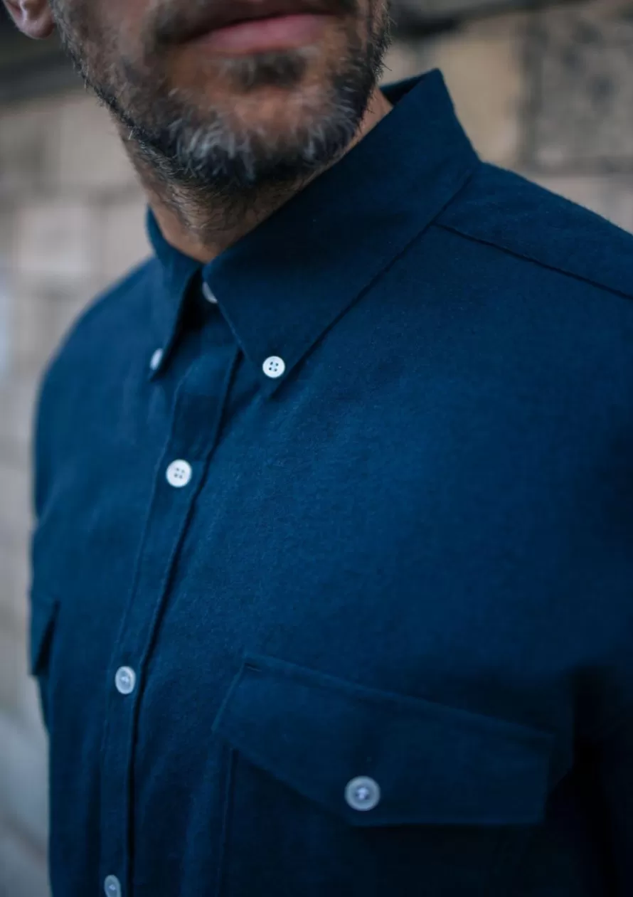 Montlimart Chemises<CHEMISE SURTOUT BLEU MARINE BleuMarine