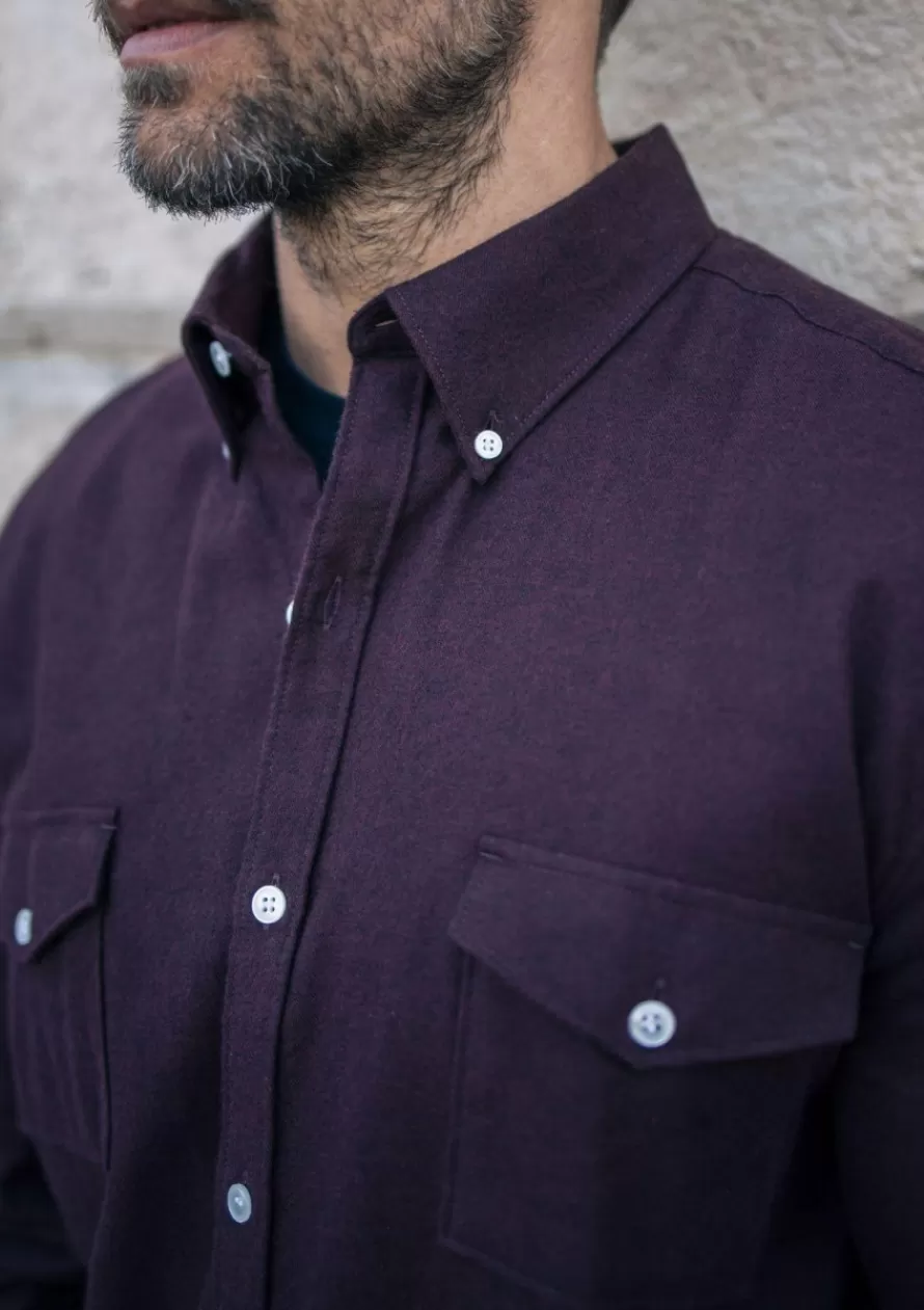 Montlimart Chemises<CHEMISE SURTOUT Bordeaux