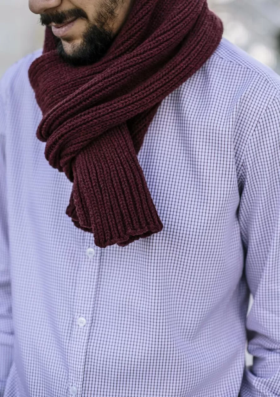 Montlimart Écharpes & Gants<ECHARPE CHANTERELLE Bordeaux