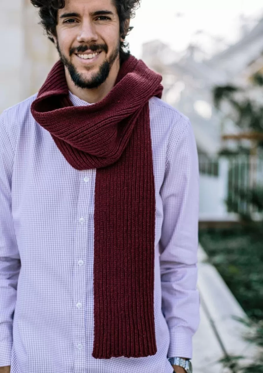 Montlimart Écharpes & Gants<ECHARPE CHANTERELLE Bordeaux