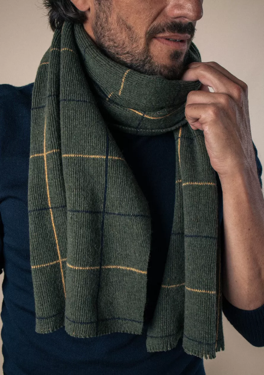 Montlimart Écharpes & Gants<ECHARPE ECOSSE Vert
