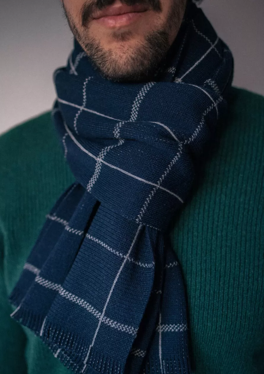 Montlimart Écharpes & Gants<ECHARPE PROMESSE Marine