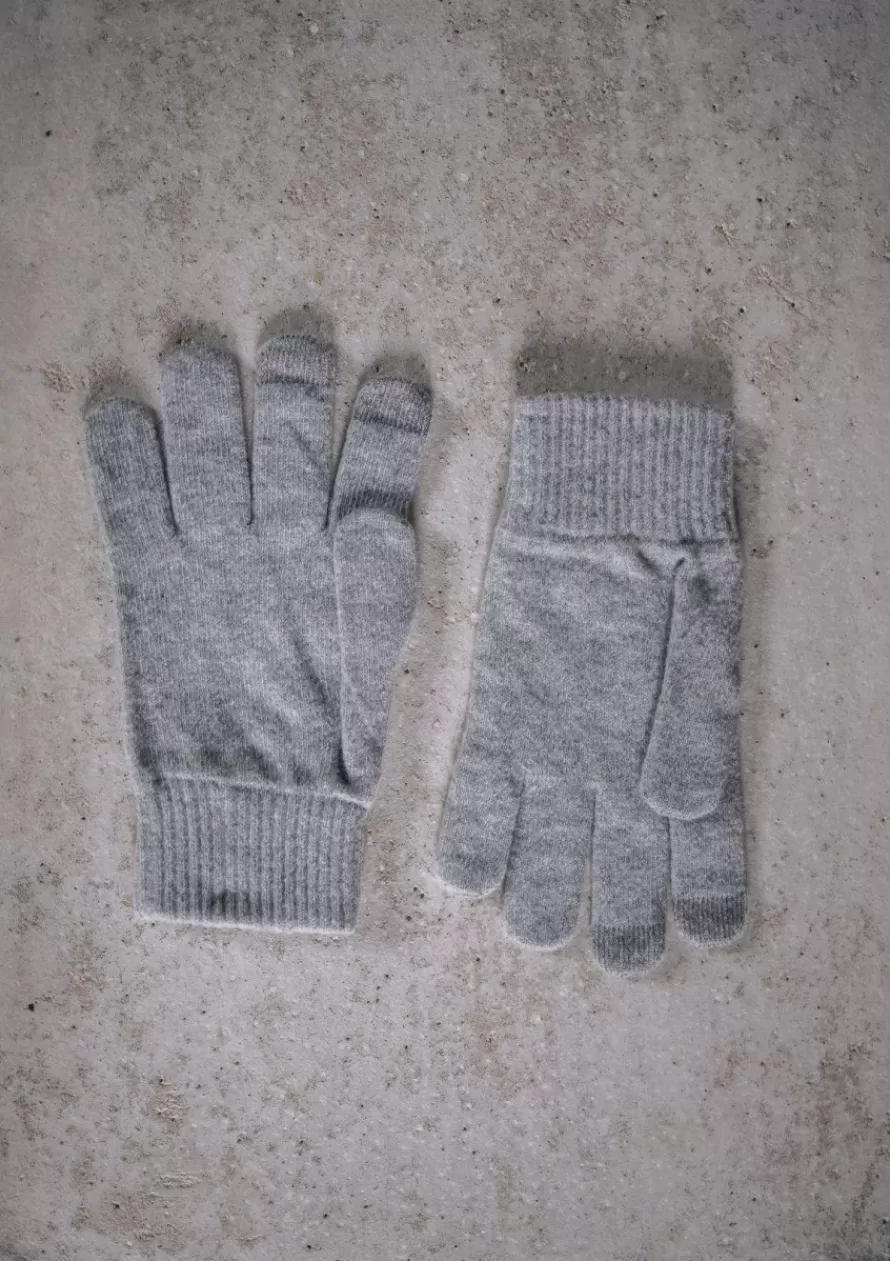 gants_tactiles_pleynet_gris_clair_2-1.webp Montlimart Écharpes & Gants<GANTS TACTILES PLEYNET GRIS CLAIR GrisClair
