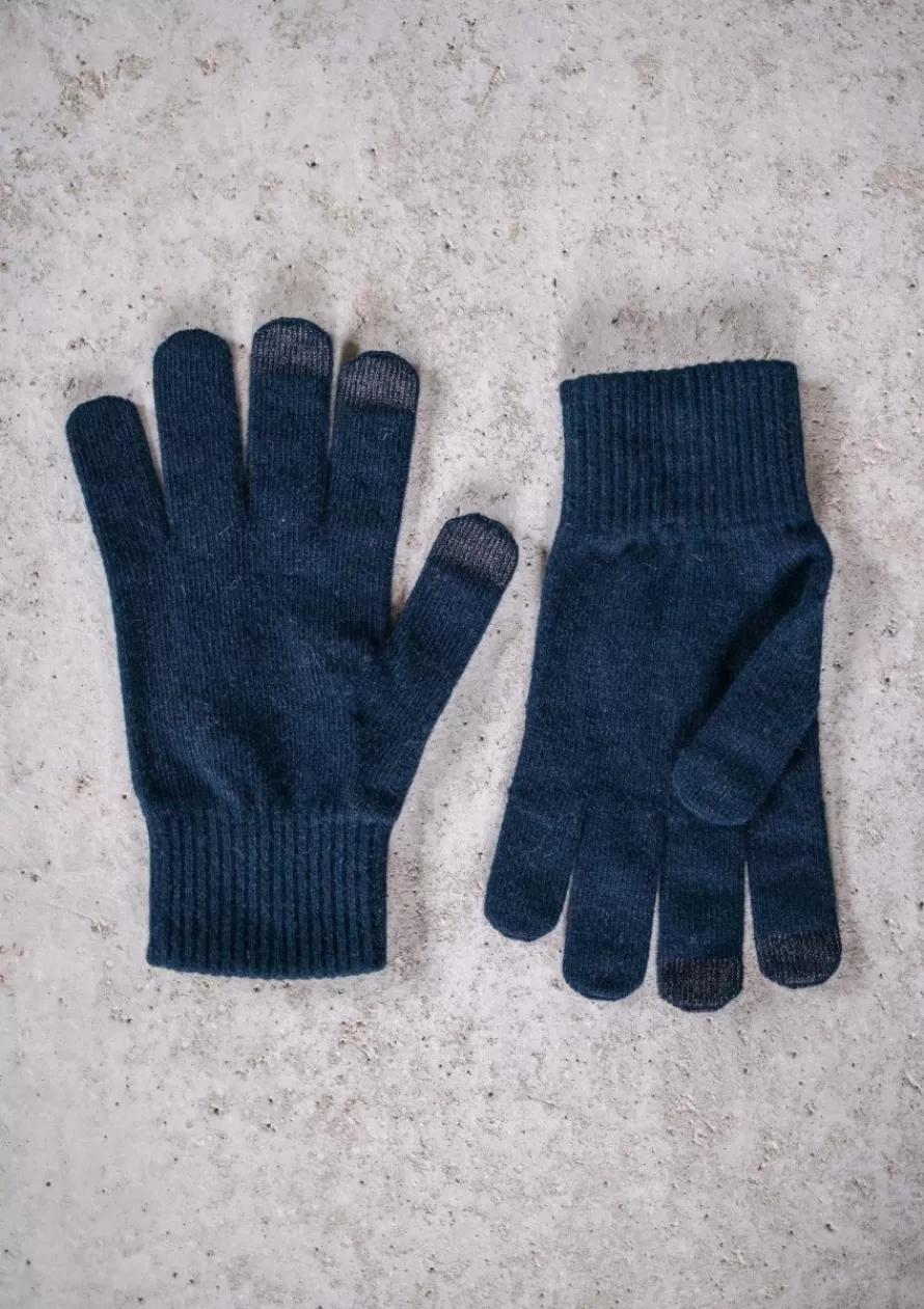 Montlimart Écharpes & Gants<GANTS TACTILES PLEYNET Marine