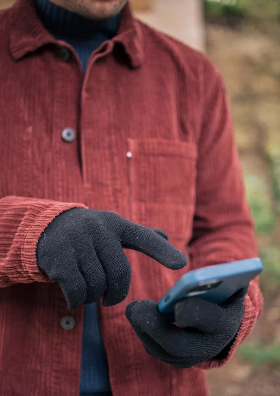 Montlimart Écharpes & Gants<GANTS TACTILES PLEYNET Noir