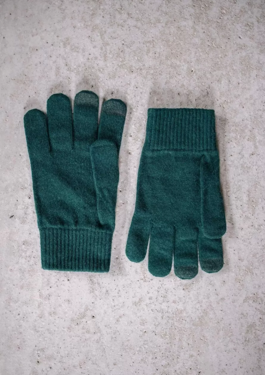 Montlimart Écharpes & Gants<GANTS TACTILES PLEYNET VERT SAPIN VertSapin