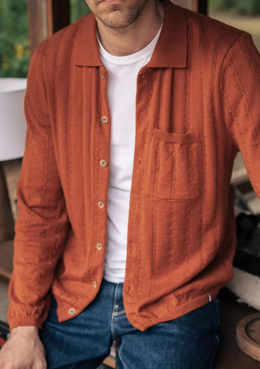 Montlimart Pulls | Chemises<GILET JASERAN Orange