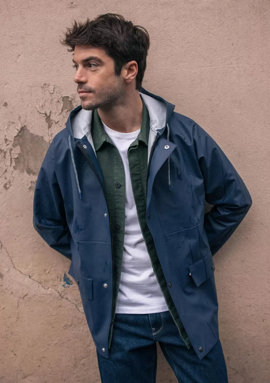 Montlimart Ciré & Vestes<IMPERMEABLE BRUME Marine