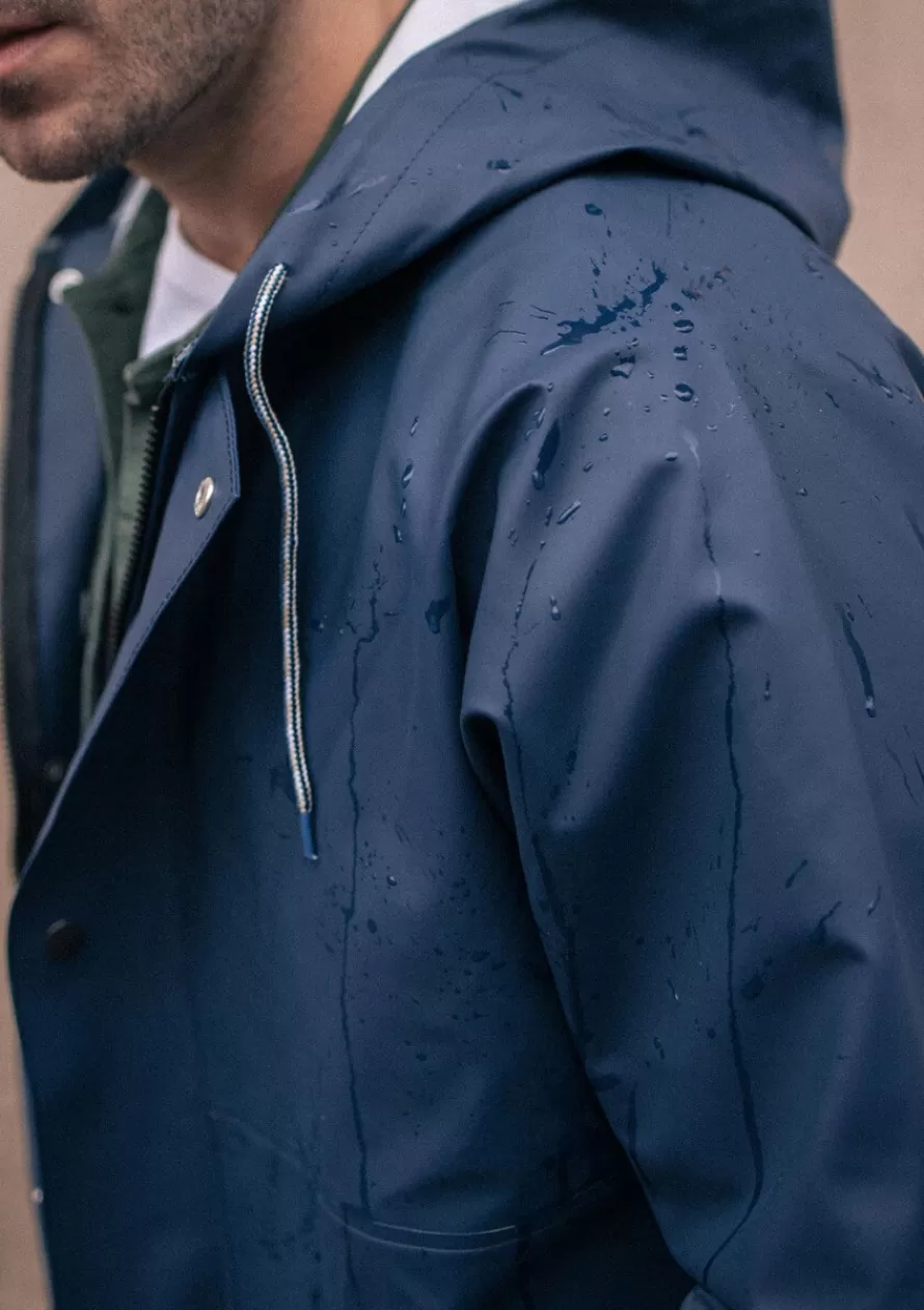 Montlimart Ciré & Vestes<IMPERMEABLE BRUME Marine