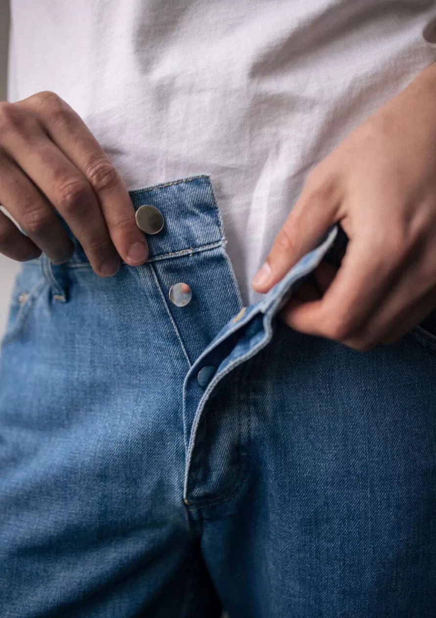 jean_lucas_denim_delave_4-1.webp Montlimart Jeans & Pantalons<JEAN LUCAS DENIM DELAVE DenimDelave