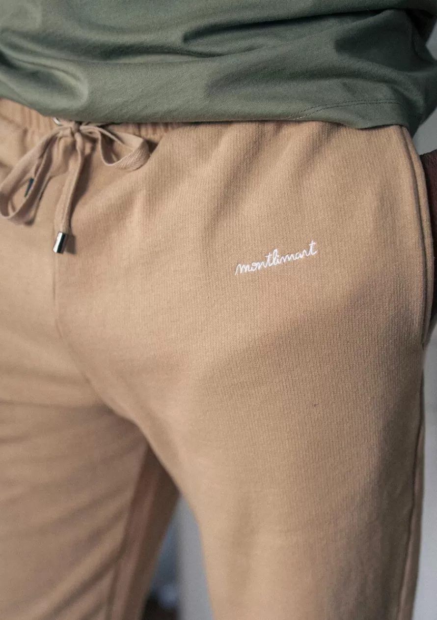 jogging_moelleux_beige_2-1.webp Montlimart Jeans & Pantalons<JOGGING MOELLEUX Beige