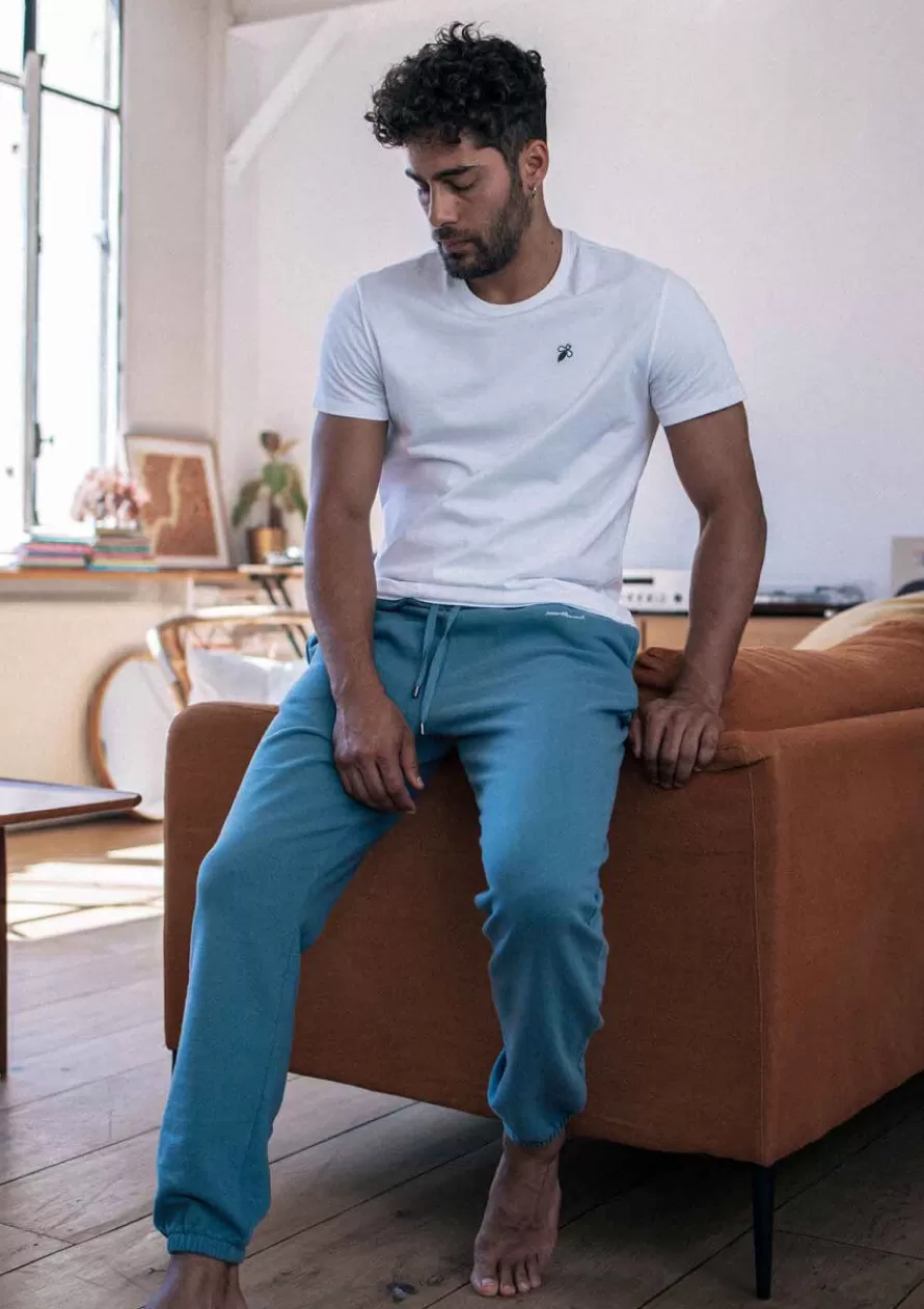 Montlimart Jeans & Pantalons<JOGGING MOELLEUX BLEU CLAIR BleuClair