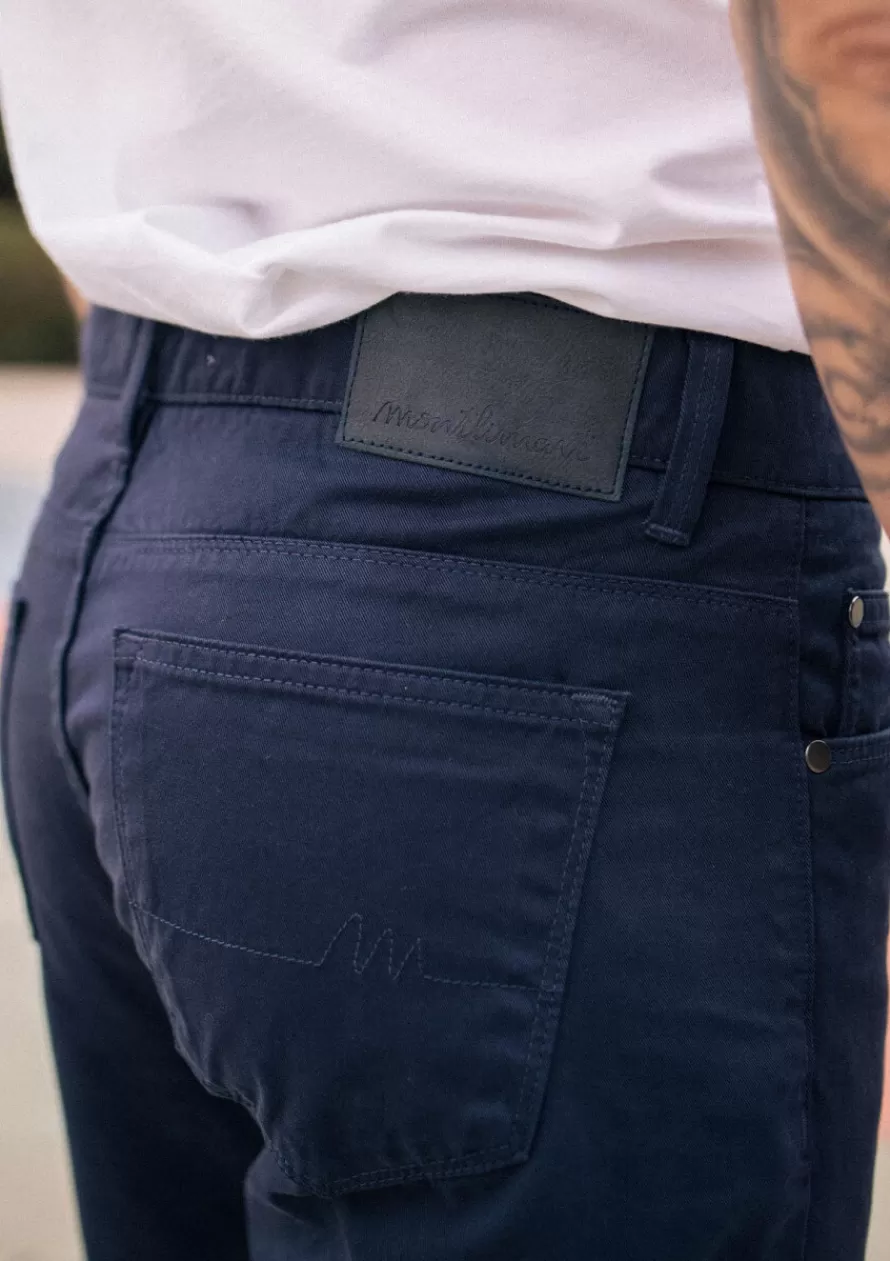 Montlimart Jeans & Pantalons<PANTALON LOUIS Marine