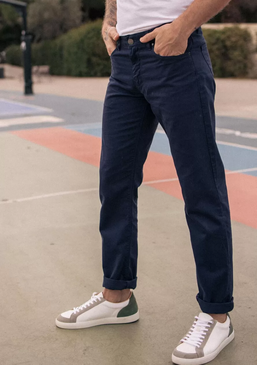 pantalon_louis_marine_3-1.webp Montlimart Jeans & Pantalons<PANTALON LOUIS Marine