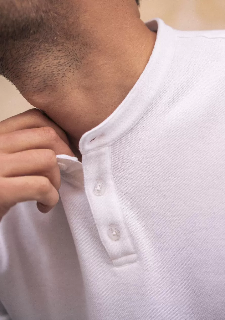 Montlimart Polos<POLO EMBLEME Blanc