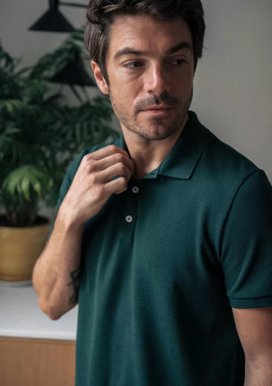 Montlimart Polos<POLO PARTAGE Vert